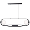Lampa wisząca Finsestra K-4961 doniczka balls biała czarna