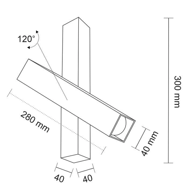 Spot LAMPA regulowana MITSUMA 7879 Shilo prostokątna OPRAWA metalowa sufitowa biała