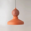 Wisząca lampa z ceramiki Tigali terakotowa 5243 1xE27 nad stół