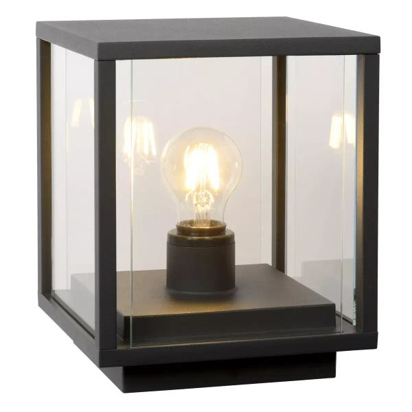 Zewnętrzna lampa stojąca CLAIRE 27883/25/30 Lucide IP54 szklana antracyt