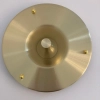 Lampa wisząca okrągła Artdeco ST-MP8872 WHITE Step z włącznikiem biała złota