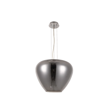 Przydymiona lampa wisząca Baloro do sypialni nad łóżko