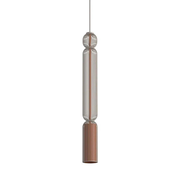 Lampa druciana wisząca CAMELEON SINGLES 12193 beżowa terakota