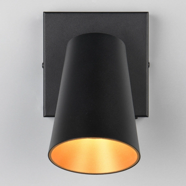 Kinkiet ścienny Sharp 817170132 Trio tuba regulowana z włącznikiem czarna