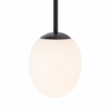 Sufitowa lampa łazienkowa Ice Egg 8124 IP44 jajo metalowa biały czarny