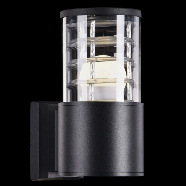 Ogrodowa LAMPA ścienna BRONX O576WL-01B Maytoni elewacyjna OPRAWA zewnętrzna outdoor IP54 czarna