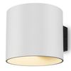 Lampa ścienna z kloszem kinkiet Rond C066WL-01W biały