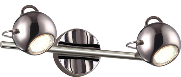 Ścienna lampa Salva K-8002/2 CHR balls z regulacją chrom