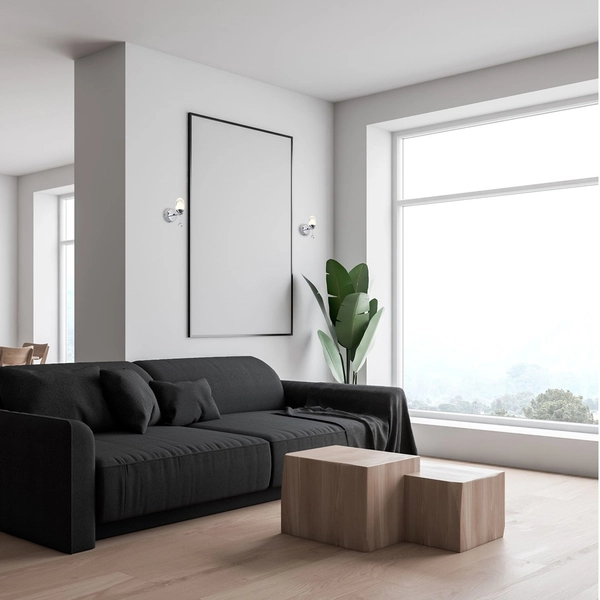 Kinkiet LAMPA ścienna OVO ML304 Milagro OPRAWA kropla łezka drop LED 5W 4000K chrom przezroczysta