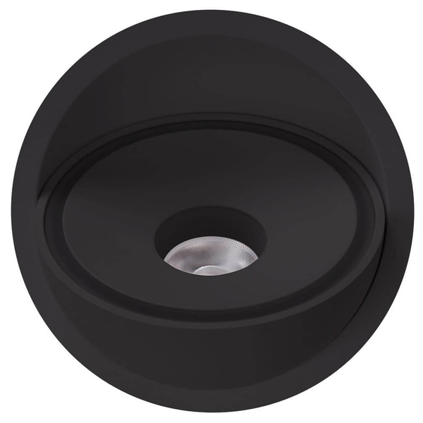 Wpuszczana lampa sufitowa VECTOR H0140 LED 10W 3000K czarna
