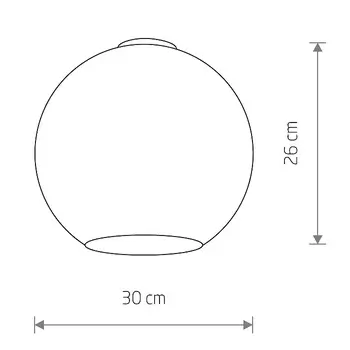 Klosz do salonu Cameleon Monaco 10203 Nowodvorski kulisty przydymiony