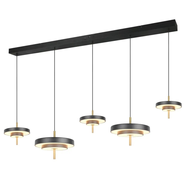Designerska lampa wisząca Keaton 340210580 LED 50W 2300-4000K czarny