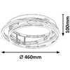 LAMPA sufitowa SELENA 2183 Rabalux okrągła OPRAWA metalowy plafon LED 40W 4000K pierścienie rings chrom