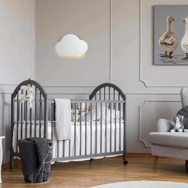 Kinkiet do pokoju dziecięcego chmura Cloud 4964 TK Lighting metalowy biały