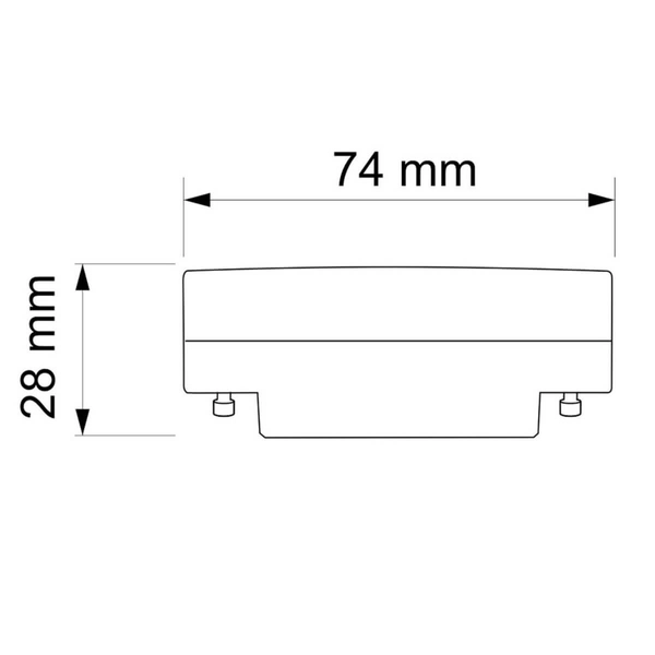 Owalna żarówka 327079 Polux GX53 8W 4000K 880lm biała
