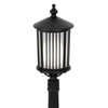 Stojąca lampa zewnętrzna Detroit K-8212 Kaja IP44 latarenka metalowa czarna
