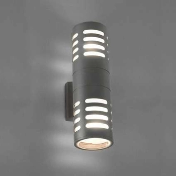 Kinkiet LAMPA elewacyjna MEKONG 4420 Nowodvorski ścienna OPRAWA zewnętrzna do ogrodu IP54 tuba outdoor grafitowa