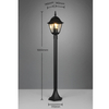 Stojąca lampa zewnętrzna Livenza 405760132 IP44 latarnia czarny