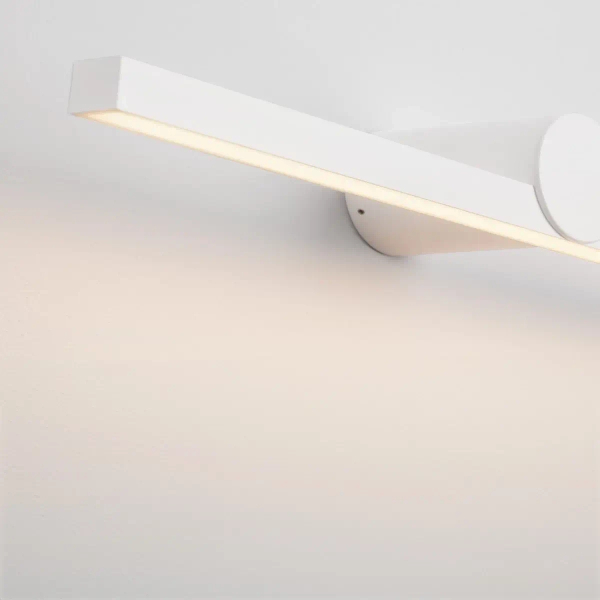 Łazienkowa ścienna lampa LED RAFAEL biała LE44419 12W 3000K IP54 podłużna