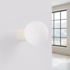 Kulista lampa ścienna HALO SL.1717 do łazienki IP44 beżowa biała