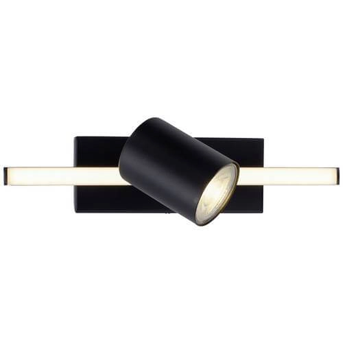 Kierunkowa lampa sufitowa Barik czarny reflektorek do holu