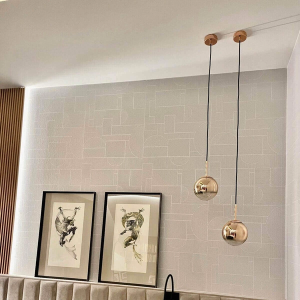 Okrągła lampa wisząca Palla LP-2844/1P S GD Light Prestige kulka ball złota