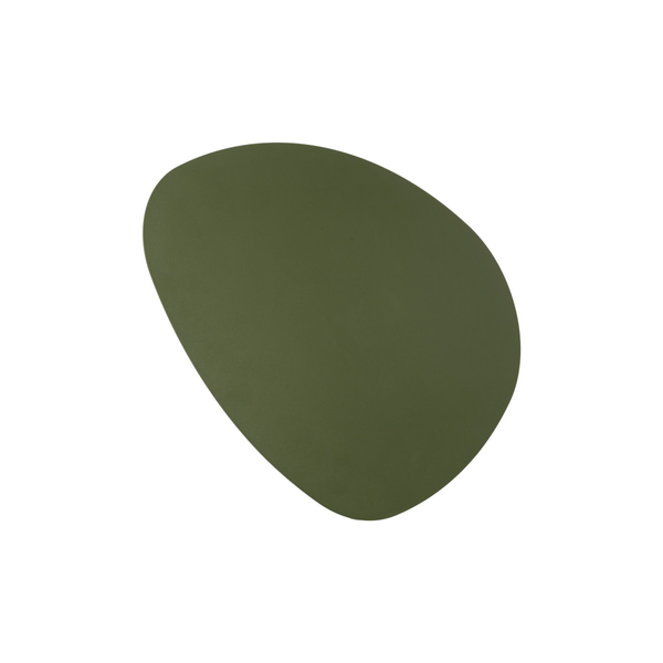 Naścienna lampa do salonu Stone Sabia 10707 owalna ciemny zielony