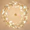 Ceramiczna lampa zwisowa Botanika XY080P-100 liście złota biała