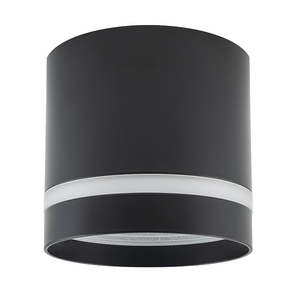 Punktowa lampa tuba Cres 10480 Nowodvorski natynkowa okrągła czarna