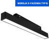 Lampa liniowa do magnetycznych szyn 3-fazowych 806 Domeno LED 12W 4000K czarna