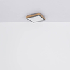 Skandynawska LAMPA sufitowa DORO 416080WD3 Globo ekologiczny plafon LED 36W 3000K do gabinetu drewno