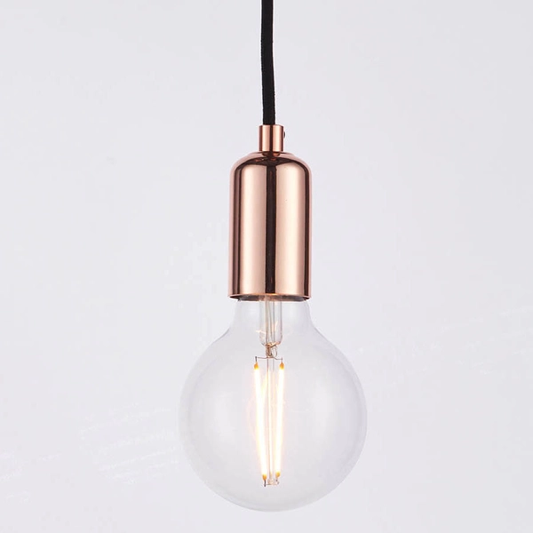 Salonowa lampa wisząca pająk Studio 76580 nad stół miedziany