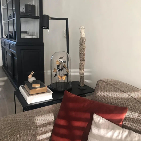 Stojąca lampa salonowa Lesley 03725/01/30 Lucide tuba metalowa czarna