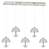 Ledowa wisząca lampa VENUS ML317 LED 5W 4000K kryształowa chrom