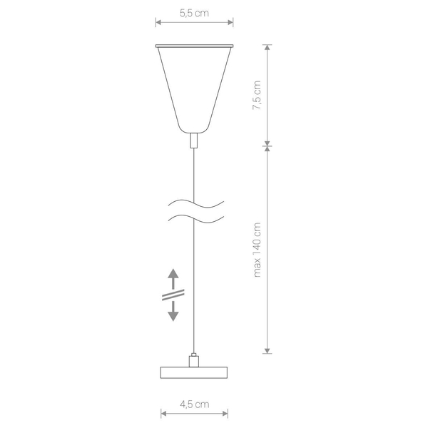 ZAWIESIE linowe PROFILE SUSPENSION KIT 9460 Nowodvorski ZWIS do 1-fazowego systemu szynowego czarny