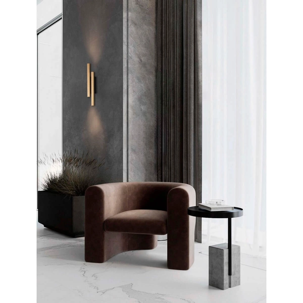 Podłużna lampa ścienna VELASCO LE44925 LED 15W 3000K tubki złote