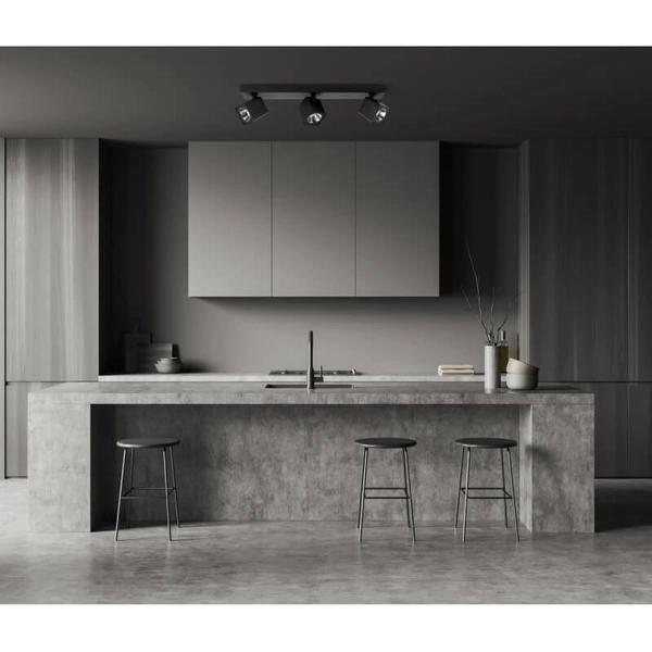 Biurowa lampa natynkowa Aveiro listwa LED 15W 4000K spoty czarne