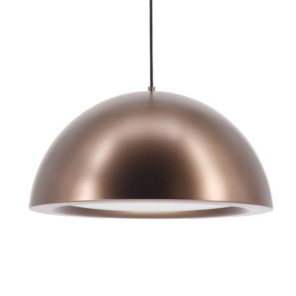 Lampa zwisająca RENE AZ5901 Azzardo nad stół półokrąg brązowa