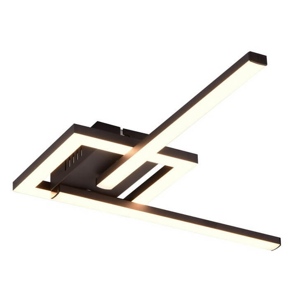 Sufitowa lampa ledowa Viale R67303132 17W 3000K czarna