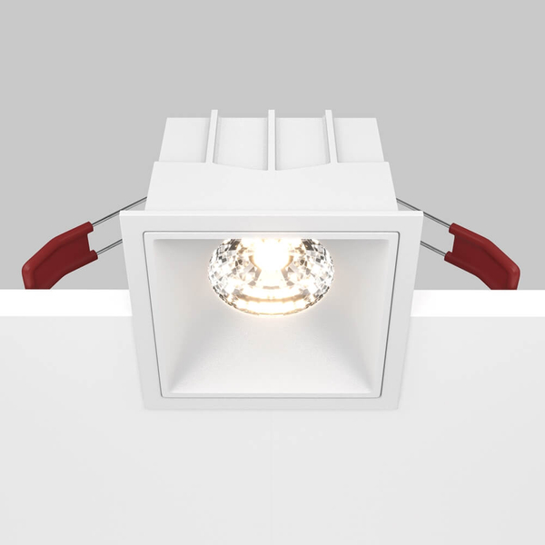 Lampa wpuszczana do salonu Alfa DL043-01-15W3K-D-SQ-W LED 15W 3000K biały