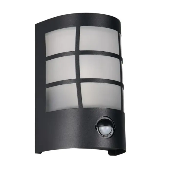 Elewacyjny kinkiet z czujnikiem SINTRA R26459132 IP44 czarny