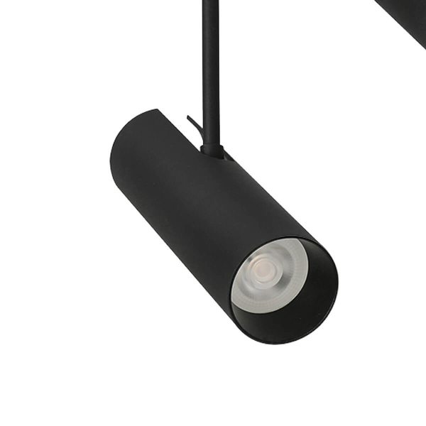 Ruchoma lampa natynkowa Lens AZ3520 reflektorki do holu czarna