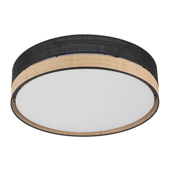 Okrągła lampa sufitowa Paglia 4763 TK Lighting do kuchni czarna