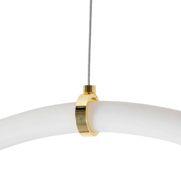 Lampa wisząca sznur Lasso MSE1501100495 LED 70W 3000-4000K wąż złota biała