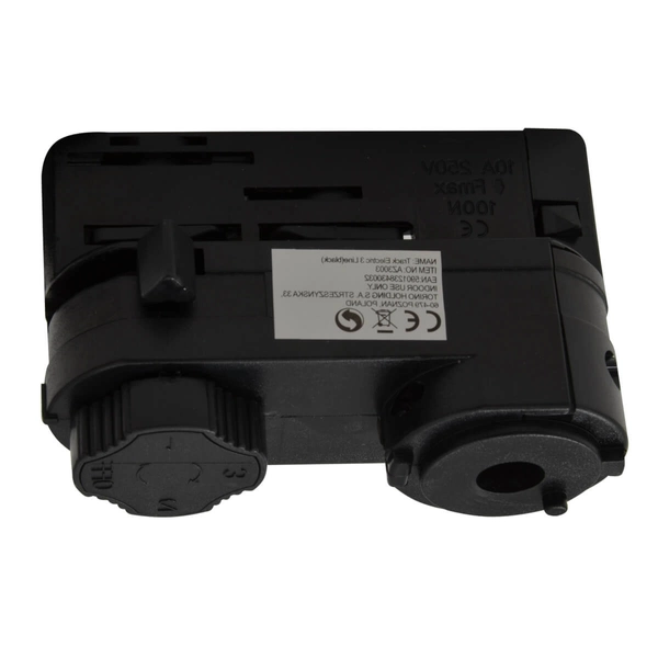 Adapter zasilający TRACK AZ3003 Azzardo do szynoprzewodu 3-fazowego czarny