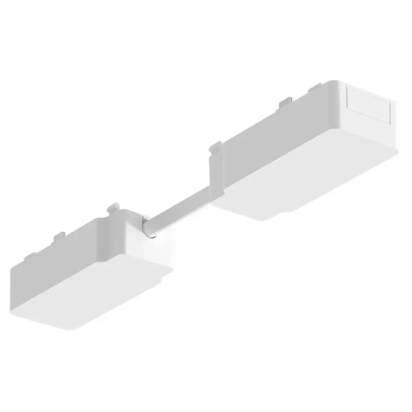 Szynowy łącznik magnetyczny podwójny Slim Magnetic ML2224 biały