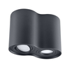 LAMPA sufitowa HADAR R2 313164 Polux metalowa OPRAWA regulowana downlight tuby czarne
