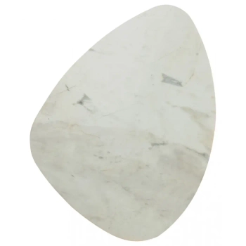 Dekoracyjny kinkiet ścienny 18153-S kamień marmurowy biały