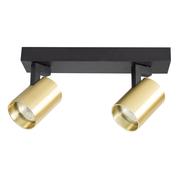 Metalowa lampa nasufitowa Volf ML0680 Milagro z regulacją czarny złoty