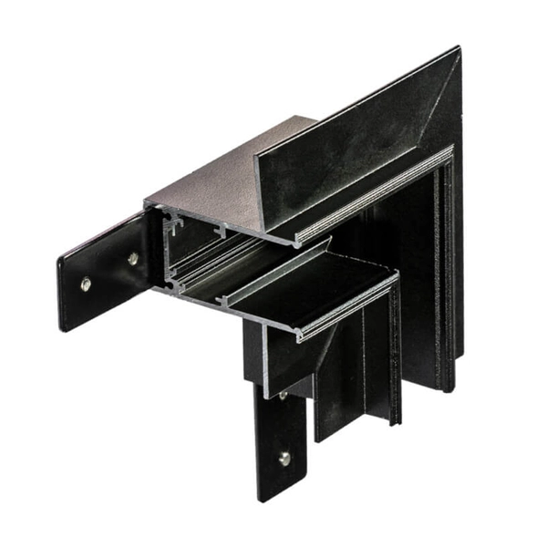 Łącznik l-kształtny do szynoprzewodów Magnetic AZ5174 podtynkowy czarny